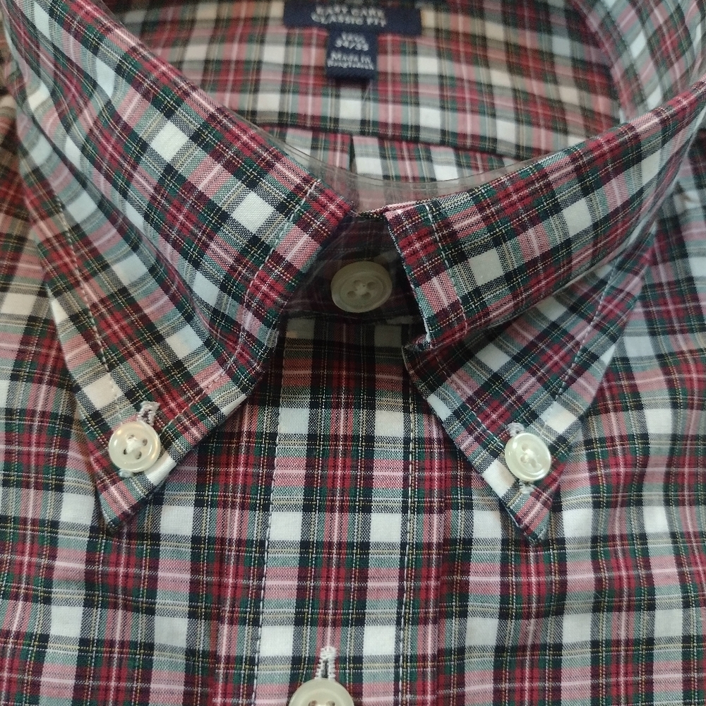 NWT Croft & Barrow Men's Easy Care Classic Fit Button Up Shirt - Picture 6 of 8